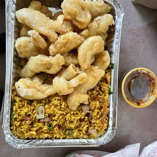 Sweet and sour chicken with pfr