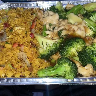 Chicken and Broccoli with pfr