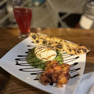 Brie and pesto appetizer (our fav)