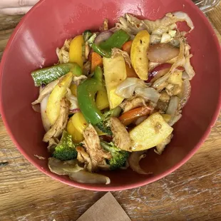 Garlic ginger stir fry