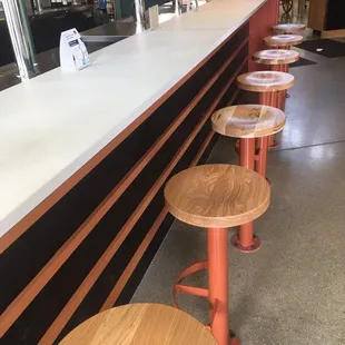 Bar seating for your meal or just a beer or glass of wine!
