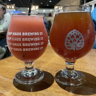 frozé rosé + yardwork IPA