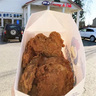 Fried chicken at a gas station...sure why not?