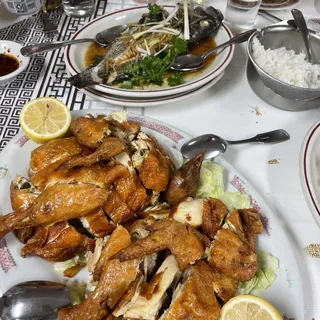Steamed Fish Sea Bass