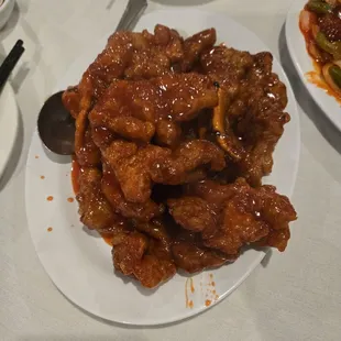 Pork Chop with Peking Style Flavor Sauce