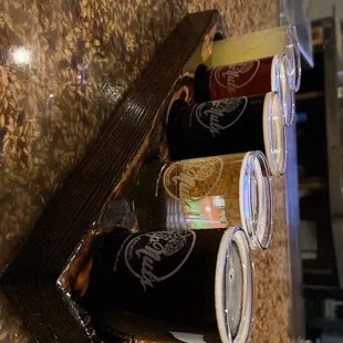 Flight of beers