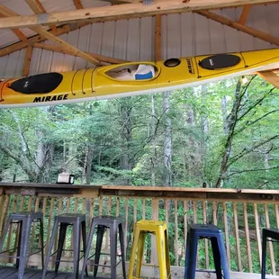 Lots of seating,cool decor