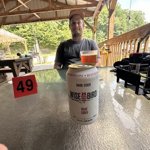 Waiting on our food with our drinks. The drink menu/variety is extensive!