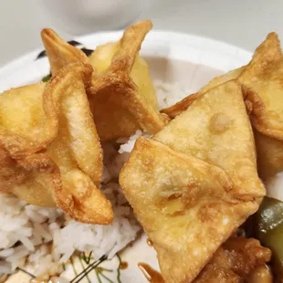 Cream cheese wontons