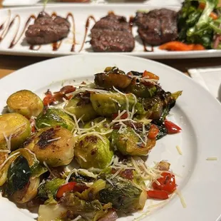 a plate of food on a table