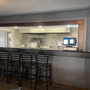 Bar looking on the brew area