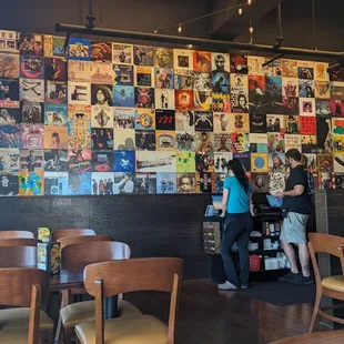 The vinyl artwork was eye-catching.