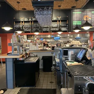 a view of the counter