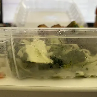 Limp salad - and not much of it either!