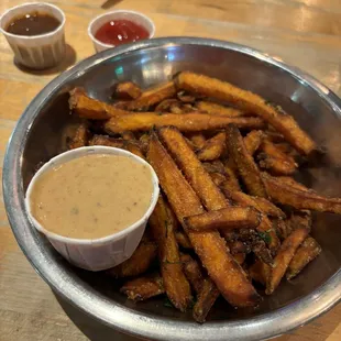 Sweet Potato Fries with aïoli