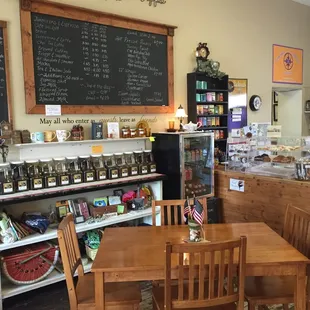 So many great coffees and goodies!