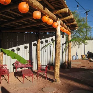 Cabana in the corner