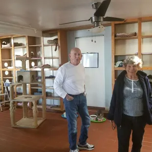 Huge comfortable room holds 84 affectionate cats