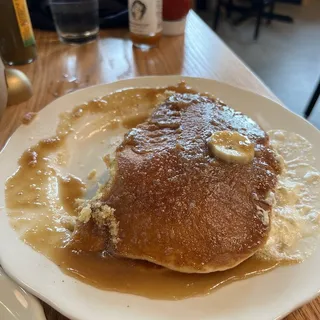 Banana Bread Pancakes - V