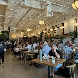 The interior. Very brassy.