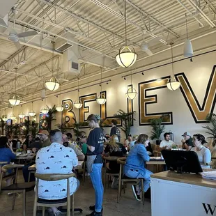 Inside of restaurant