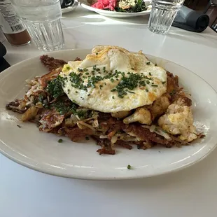 Blackened Cauliflower &amp; Fried Egg - GF V