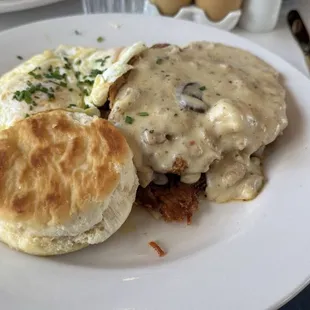 Chicken Fried Steak &amp; Eggs