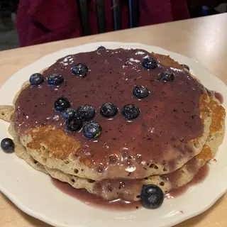 Wild Blueberry Pancakes - V