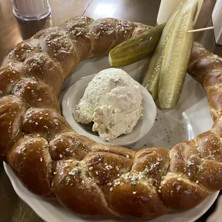 Giant Pickle Pretzel