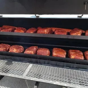 Boston Butts on the Smoker
