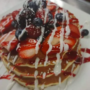 Very berry pancakes