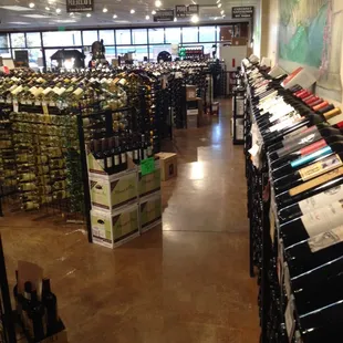 Very good wine selection.