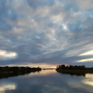 Sunset in Bayou La Loutre