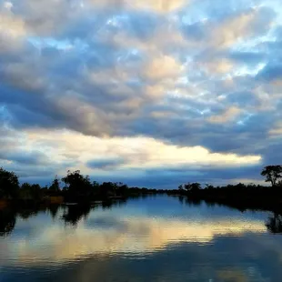 Sunset in Bayou La Loutre