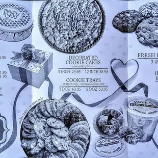 a variety of cookies and pastries