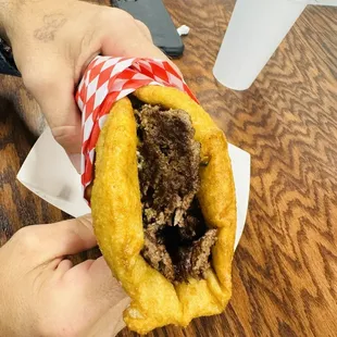 Cheeseburger Frybread