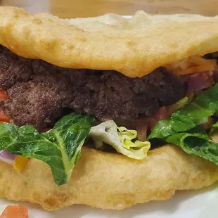 Frybread Burger