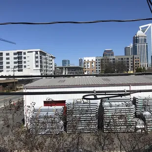 View of uptown from the rooftop