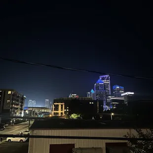 View from the upstairs patio