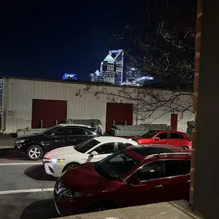 outside