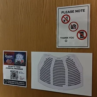 Seating chart, but there is a balcony too.