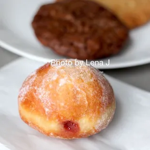 Raspberry Jam Donut ($4.50) - not my favorite. Dough is a bit dense; filling and surface are too sweet.