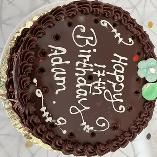 Chocolate cake!