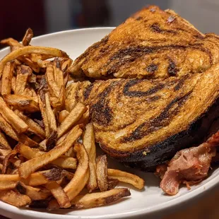 Brisket Ruben with Fries