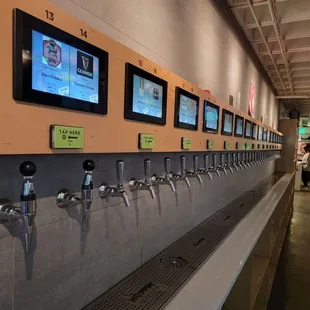 Beer on tap