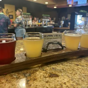 Plx Punch, California, mango, and pineapple coconut