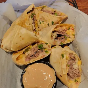Birria Eggrolls (they needed a beef consomme for dipping!)