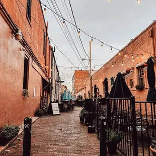 Outside seating area