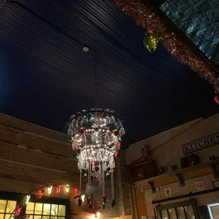 Christmas chandelier