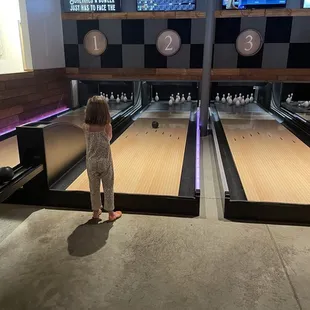 Duckpin bowling kids loved